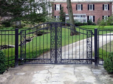 sheet metal driveway gates|metal driveway gates residential.